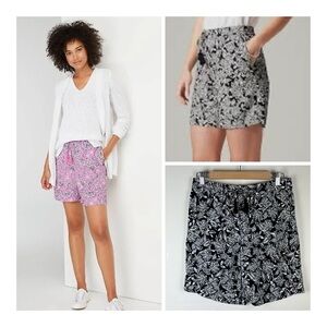 J. Jill | Breezy Lightweight Tasseled-Drawstring Pull-On
Shorts | XS
